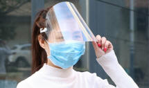 ŚLĘŻAK Kunststoff-Gesichtsschutz sogenannte Visiere